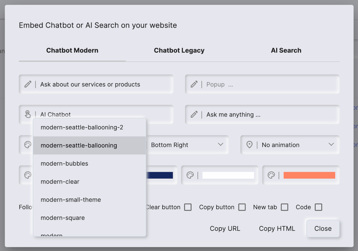 Embed form with custom designs