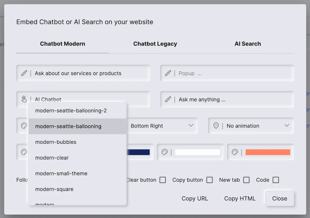 Embed form with custom designs